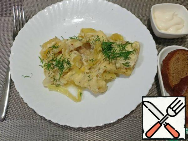 Stewed hake with potatoes - READY!!!