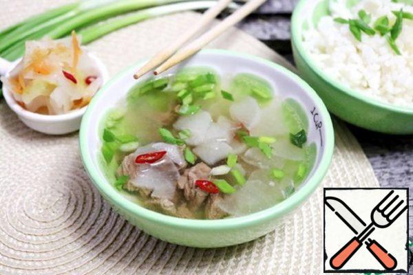 Korean Soup "Sogogi Mukuk" Recipe