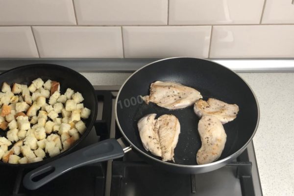 In a frying pan with a small amount of vegetable oil, sear the fillets on both sides until they attain a delightful golden brown. Once cooked, remove the fillets from the pan and let them cool.

