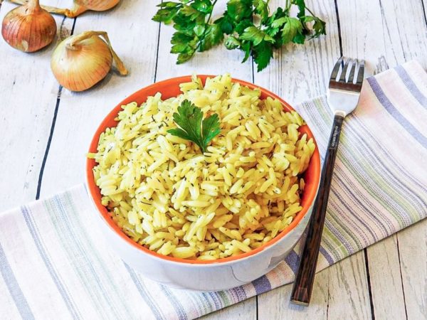 Crumbly Rice in a Frying Pan Recipe