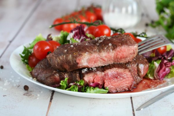 Rib Eye Steak in a Frying Pan Recipe