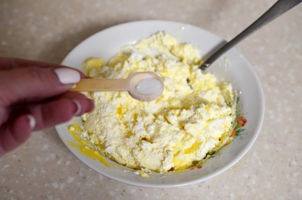 Add salt and mix again.



