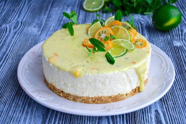 Cottage Cheese Cake With Cream