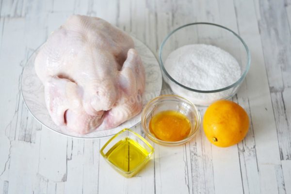 How to roast a whole chicken with a crispy salt crust in the oven? Begin by gathering the necessary ingredients. Choose a fresh chicken with firm skin that adheres tightly to the meat. Preheat your oven to 180 degrees Celsius (356 degrees Fahrenheit).

