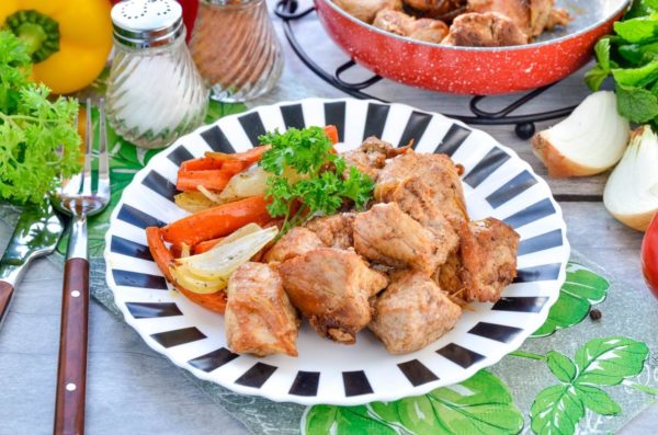 Pair your cooked meat with your choice of vegetables, grains, or pasta for a delightful side dish. Enjoy your meal!
