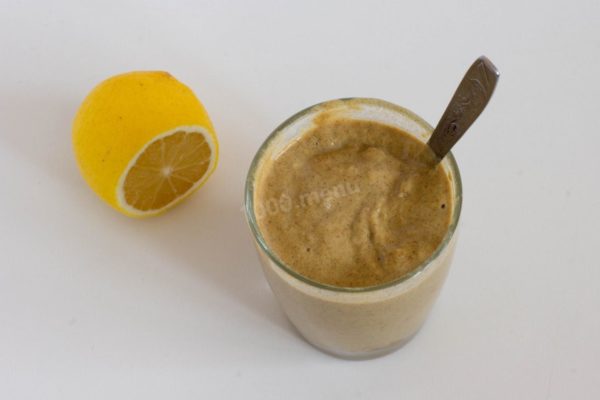 Next, add a small amount of lemon juice and let the mustard sit in a warm place for a few hours to allow it to infuse and "ripen." Matured mustard will have a sharper and more robust flavor.
