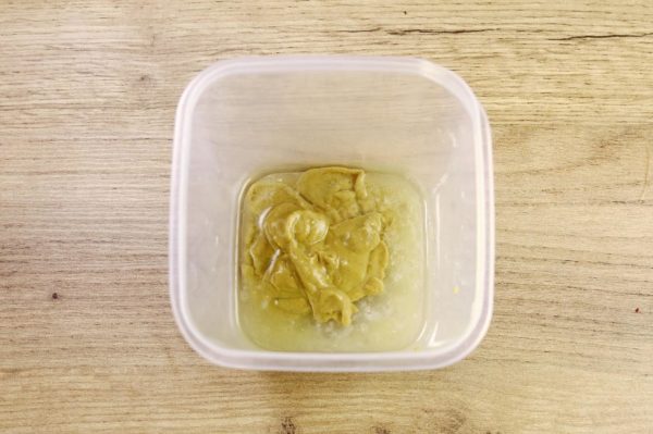 Transfer the remaining ingredients to the bowl of a blender or a deep bowl suitable for whisking.

