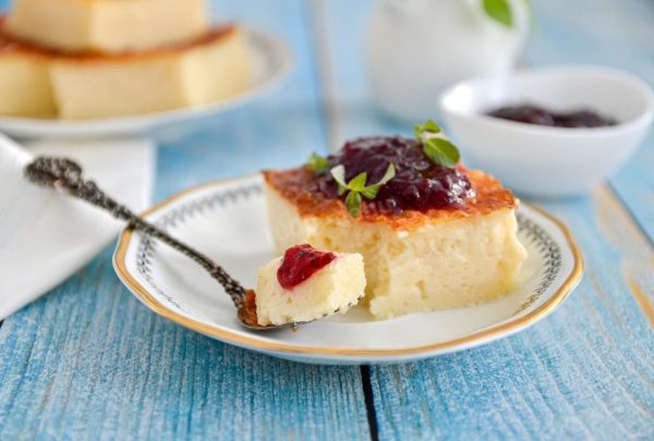 Lush Cottage Cheese Casserole in the Oven